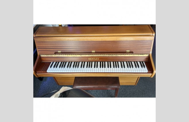 Bentley Satin Mahogany 108 Modern Compact Upright Piano, Used Trade Price Bargain (SN:148121) - Image 1